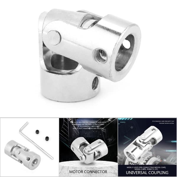 Akselkobling Motorforbindelse DIY Styrelængde 35mm OD 16mm Universalled (10*10mm)