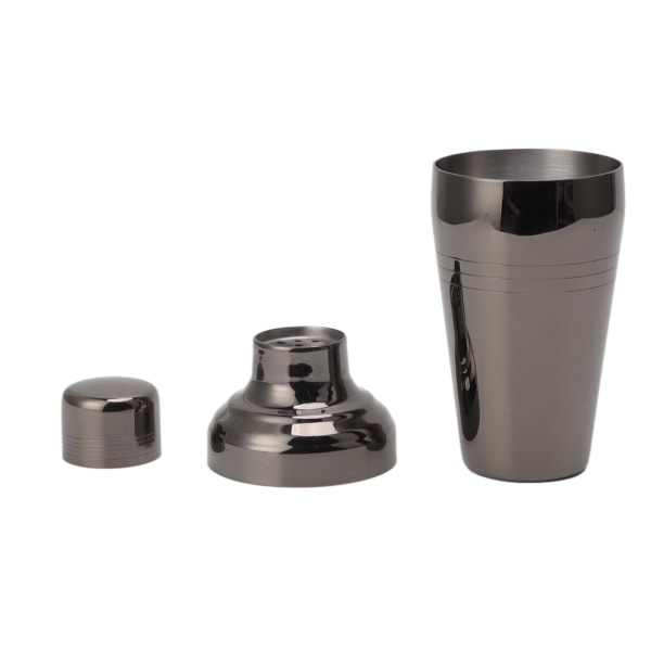 Cocktail Shaker 304 Rustfritt Stål Mikser Drink Shaker for Hjem Bartending Kit Bar Verktøy 510ml Svart