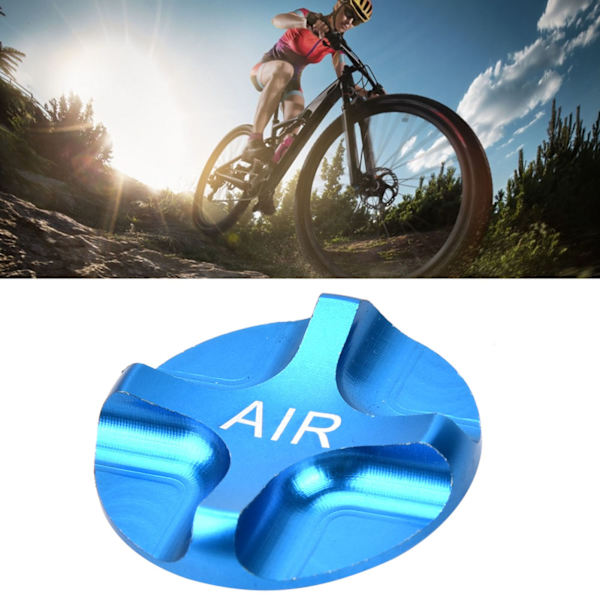Cykelupphängningsgaffel i aluminiumlegering framgaffel Lufttätt ventilskydd Cover (blå)
