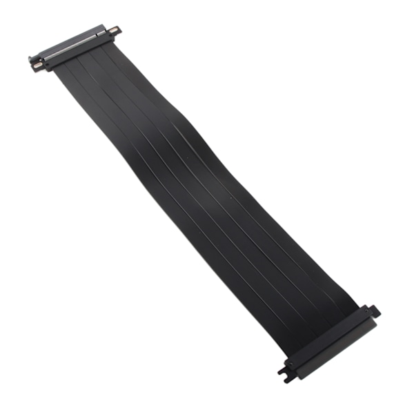 PCIE 4.0 X16 Extremt flexibel 180 graders höghastighets GPU-förlängningskort Riser-kabel för RX6900XT RX6800XT RTX3090ti Svart 45cm/17.72in