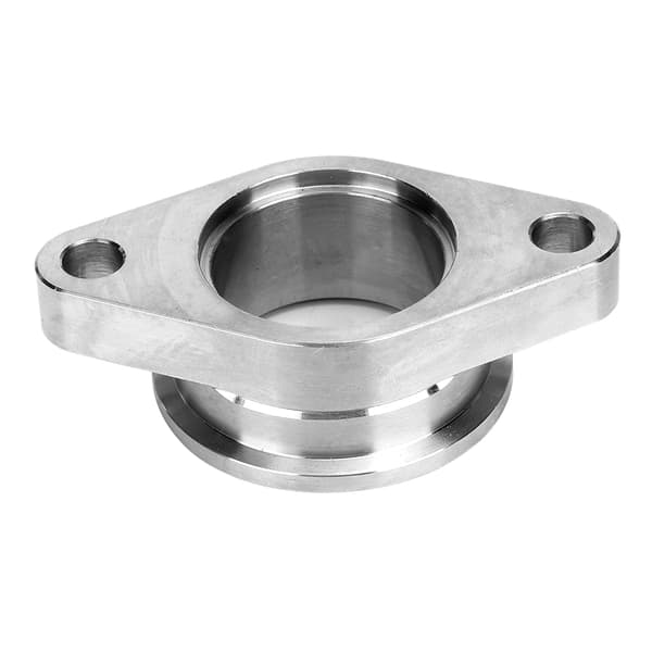 SS304 rustfritt stål 1,5 tommer 2-bolts til MVS VBand Wastegate-adapterflens
