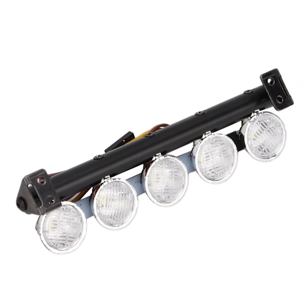 Universell RC-bil LED-taklampa Ramp för 1/10 1/8 Fjärrkontrollmodellbil SerieFem lampor
