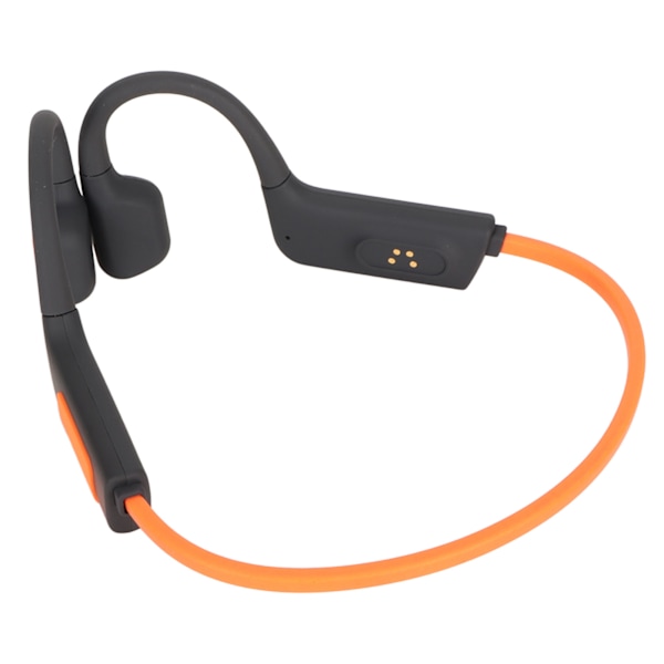 Open Ear Headset 32GB Bone Conduction Svømning Dykning Sport Hovedtelefoner IPX8 Vandtæt Trådløs Bluetooth Øretelefon Orange