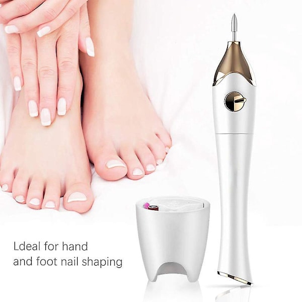 Professionel 5-i-1 Elektrisk Neglefil Sæt til Manicure og Pedicure