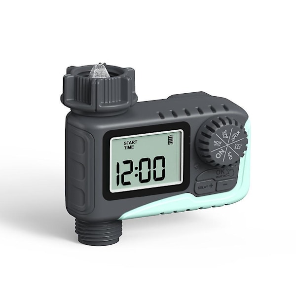Kompakt Automatisk Digital Sprinkler Timer til Havevandingslange, Udendørs Hane, Drypbevanding og Græsplæne Vandingsystem