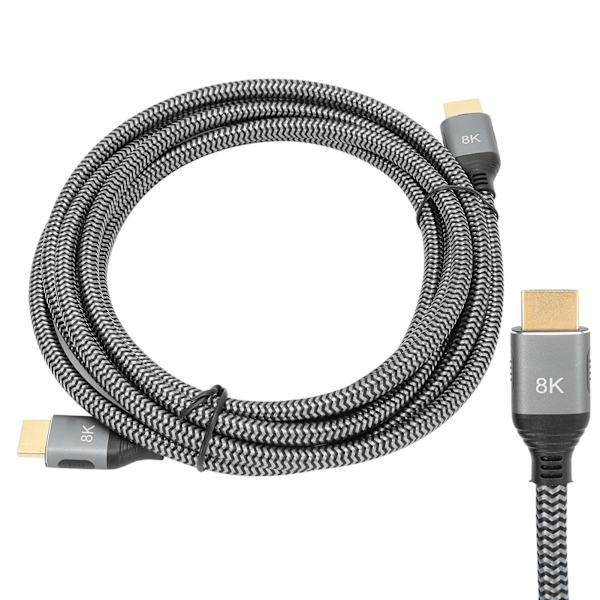 F0401‑3 HDMI 8K@60Hz Dator TV HD Gaming Ethernet Videokabel 3m