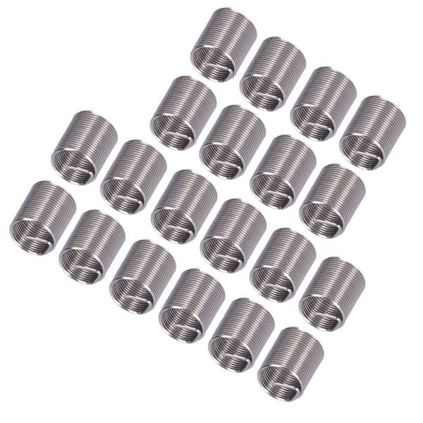 20 stk trådgevindindsats M12 x 1 gevind reparation Reducer møtrik Spiral Circle Extension Tool2D