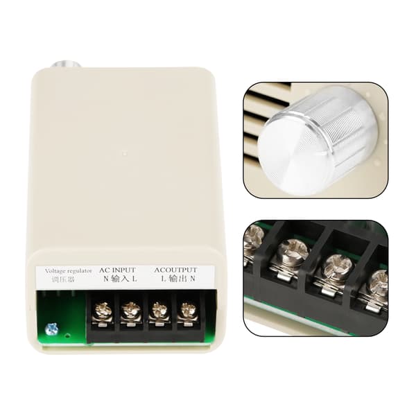 AC 220V 4000W SCR Tyristor Digital Kontroll Elektronisk Spänningsregulator Dimmer