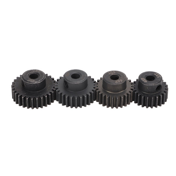 4st RC Motor Pinjong Gear 48P 23T 25T 27T 29T Rostbeständig metall 48P Pinjong Gear Set för 1/10 RC 3.175mm motor