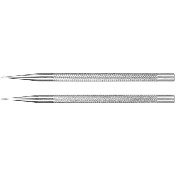 2 stk skinnskrivespenn i rustfritt stål, DIY håndlagde håndverk, merking, tegneverktøy