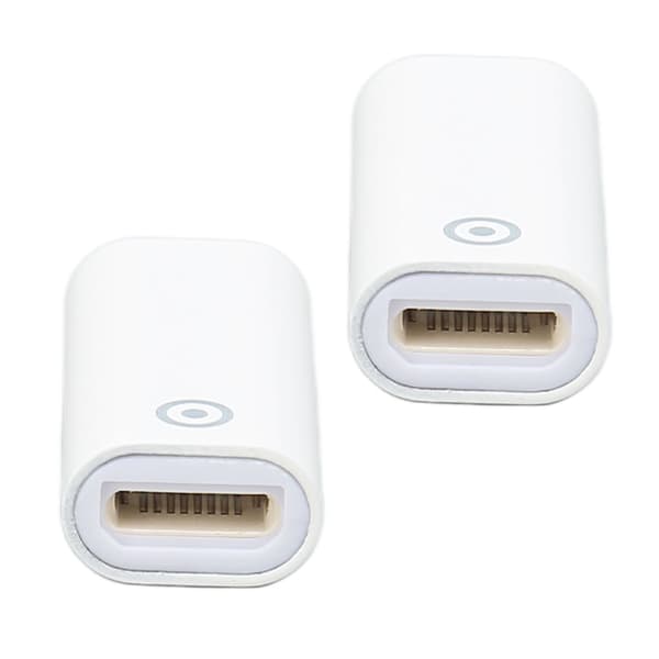 2 stk ladeadapter liten kompakt pekepenn ladeadapter erstatning for IOS Pencil for Lightning til for Lightning