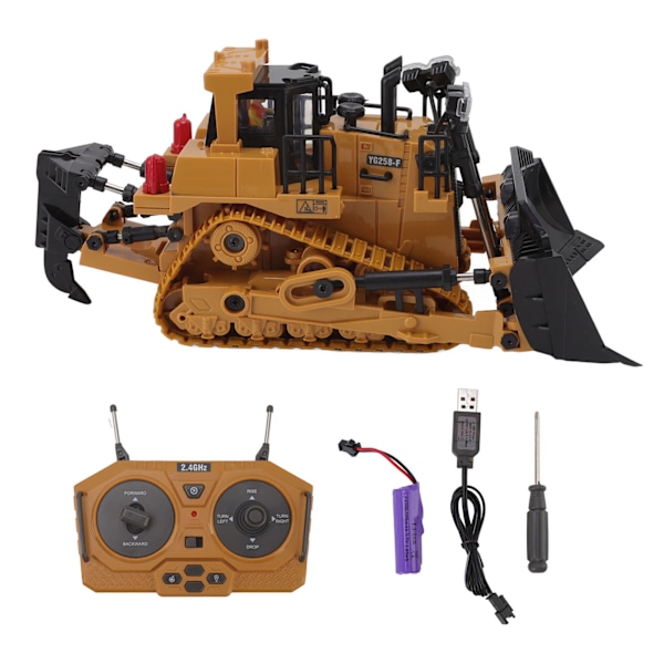 RC Dump Truck 1/24 Scale Wireless 2.4G Remote Control 9 Channel Construction Vehicle Truck Toys for Above 6 Years Old 1046