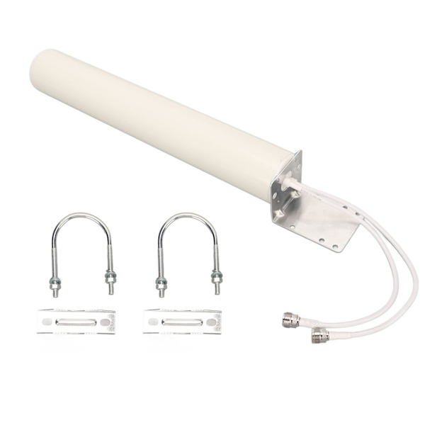4G 5G ulkoantenni 100 W 18DBi Gain 698 - 960 MHz 1710 - 2700 MHz Omni-suuntainen antenni ulkokäyttöön