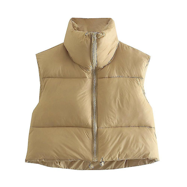 Ärmlös Lätt Dam XL Khaki Dunväst