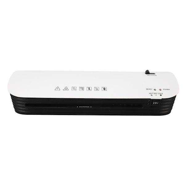 Laminatormaskin 9in A4 Termisk Varmt Kald Laminering Maskin med Kutter for Hjem Skole Kontor EU Plugg 220‑240V