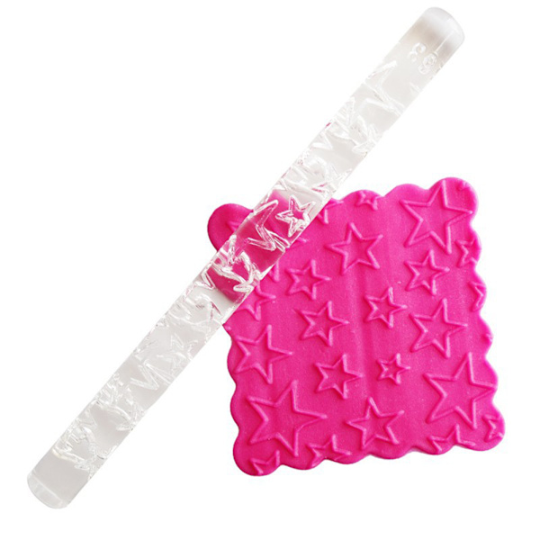Kjevle av høy kvalitet i akryl, kjevle for bakverk, fondant, plastelina, DIY-kake 01#