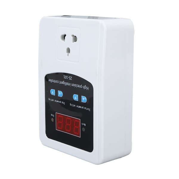 Digital Temperaturkontroller 1500W 10A LCD-skjerm Digital Termostatkontroller for Inkubator Brygging Drivhus EU Plugg 220V
