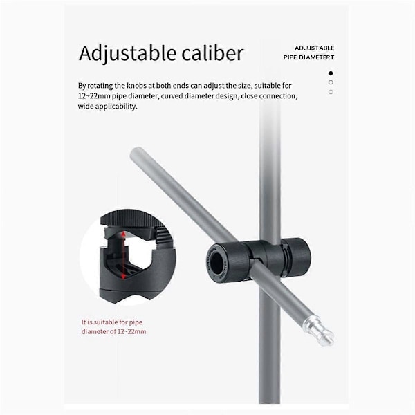 Funktion Arm Ljusstativ Adapter Fotostudio Svart