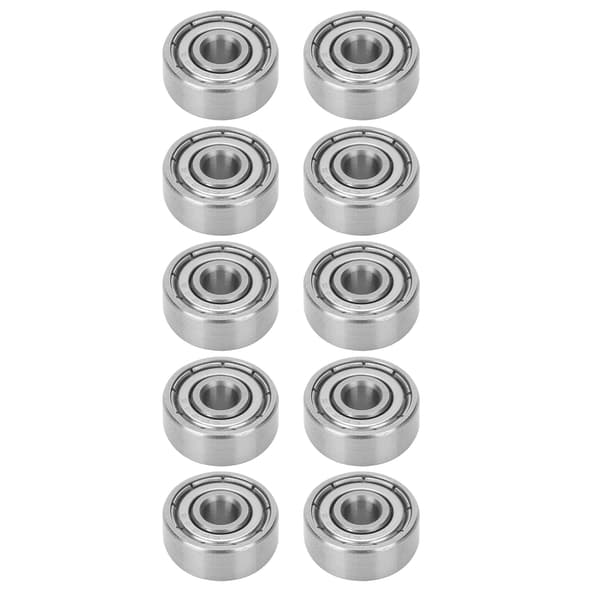 10 stk. S624ZZ 4x13x5mm kuglelejer i rustfrit stål til longboards rulleskøjter dele