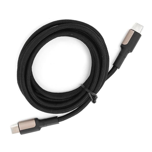 KUULAA PD Ladedatakabel Nylonflettet Ledning 100W 5A Superrask Ladelinje 2m 0.3