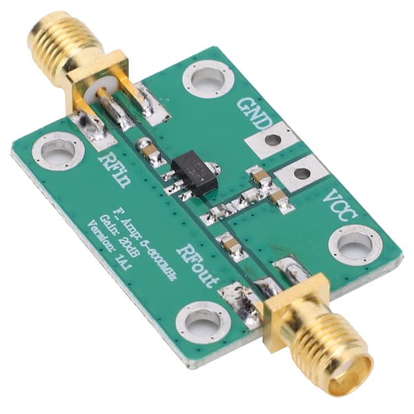RF Effektforsterkermodul Ultrabredbånds elektronisk komponentkort 5M-6GHz Forsterkning 20dB