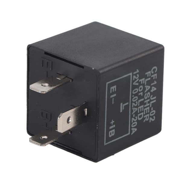 Blinklysindikator 12V 3-ben justerbart LED-blinkrelæ Fix Blinker Indicator CF14