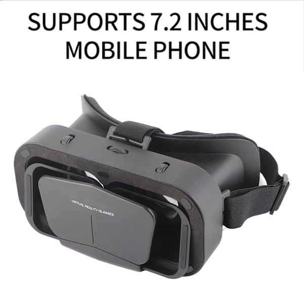 3D VR-briller, hovedmonterede VR Virtual Reality-briller, beskyttelsesbriller til 3,5-7,2 tommer smartphones