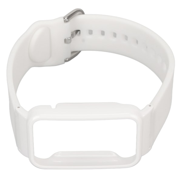 Watch med klockarmband med skyddande case, ersättande tillbehör Passar för Mi Band 7 Pro vitt och vitt case