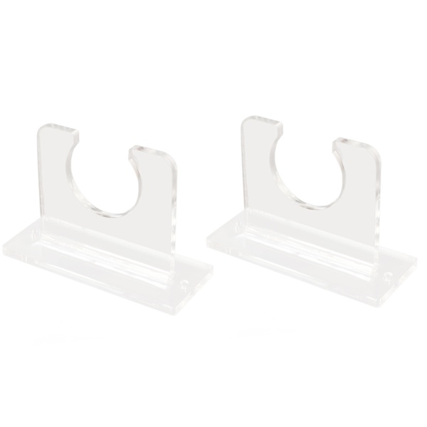 2 stk Baseball Bat Holder for Vertikal Display Robust Akryl Bat Henger Baseball Bat Veggmontert Display Rack