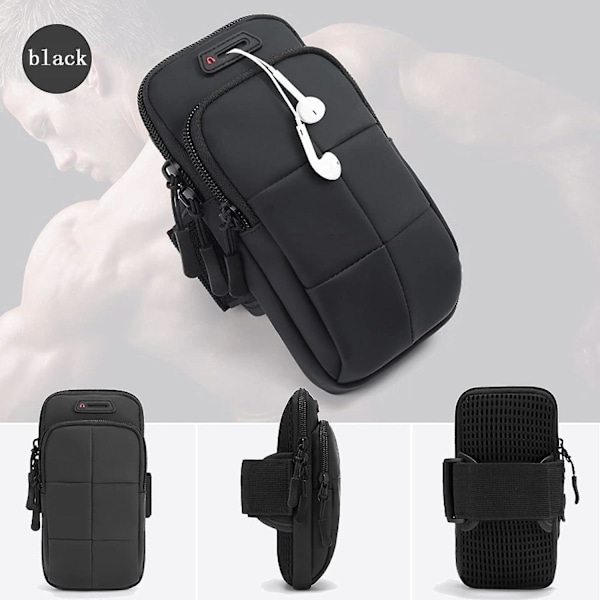 Universal Armbands för Löpning, Fitness för Män och Kvinnor, Justerbar Handledsöverdrag för Träning