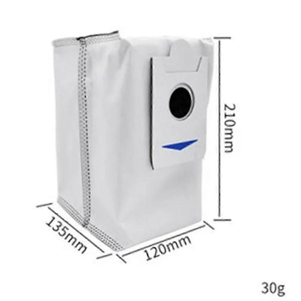15 stk. støvsugerposer kompatible med Debot X2Pro / X2 / DEX86 robotstøvsugere, pose-tilbehør, søppelpose, utskiftbar