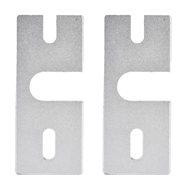 2 stk. Hot End Fikseringsplate Feste Aluminiumlegering Rektangulær for Reprap V6 3D-skriver