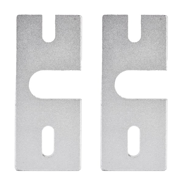 2st Hot End Fast Plate Mount Aluminiumlegering rektangulär för Reprap V6 3D-skrivare