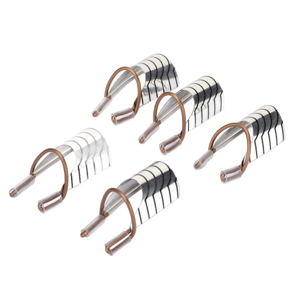 25 st Nail Extension Forms Guide Aluminiumram Återanvändbar franska nagel UV Gel Protector Forms