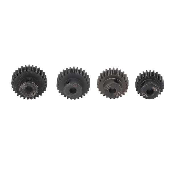 4st RC Motor Pinjong Gear 48P 23T 25T 27T 29T Rostbeständig metall 48P Pinjong Gear Set för 1/10 RC 3.175mm motor