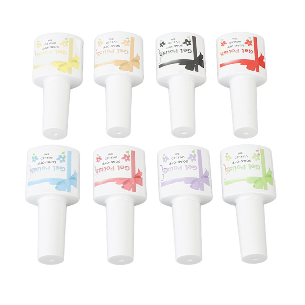 Hemma nagelsalong gellack professionell 8 färger DIY Soak Off UV LED nagelgel för kvinnor flickor
