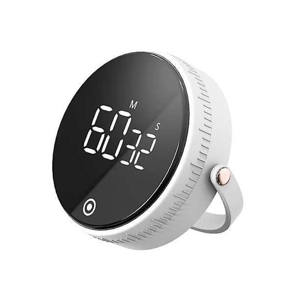Magnetisk Rotationsdigital Köktimer med Stor LED-Display Justerbar Volym för Matlagning Lärande Sport