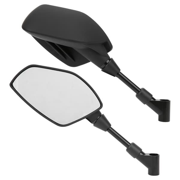 Par Motorcykel Backspeglar Universal Styrände Glas Flexibel Styrfäste