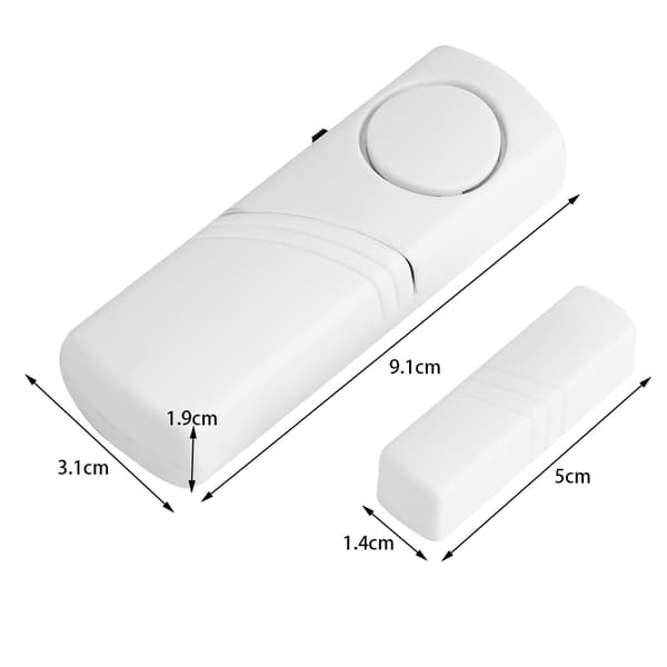 Trådløst Hjem Vindusdør Inngang Tyverisikring Tyverialarm System Magnetisk Sensor