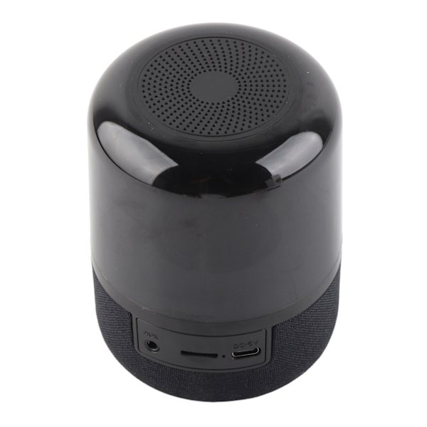 Färgglad glas-högtalare bärbar stereo ljud trådlös Bluetooth-högtalare med 3 ljuslägen för hem utomhus resor