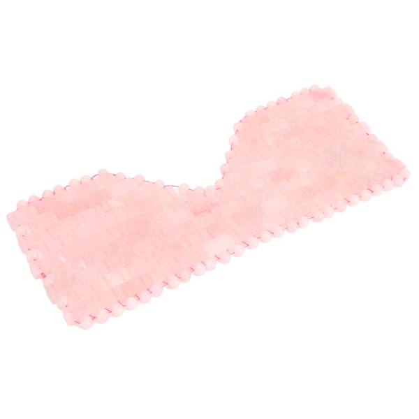 Jade Stone Eye Mask Køling Sovende Øjenmaske Koldterapi Øjenbehandling MassagerRose Quartz