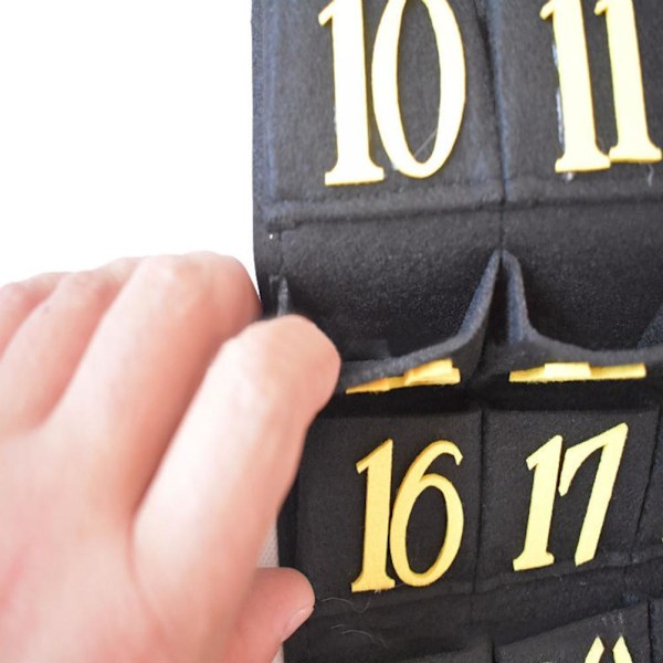 Eid Mubarak Huopa Adventtikalenteri Seinälle Ripustettava Numeroitu Countdown-kalenteri Kestävä Kodin Sisustus