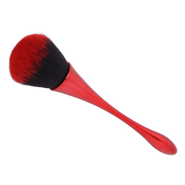 Lös Power Brush Mjukt hår Hem Portabel Blush Makeup Borste Nail Art Damm Remover Kosmetisk Verktyg Röd