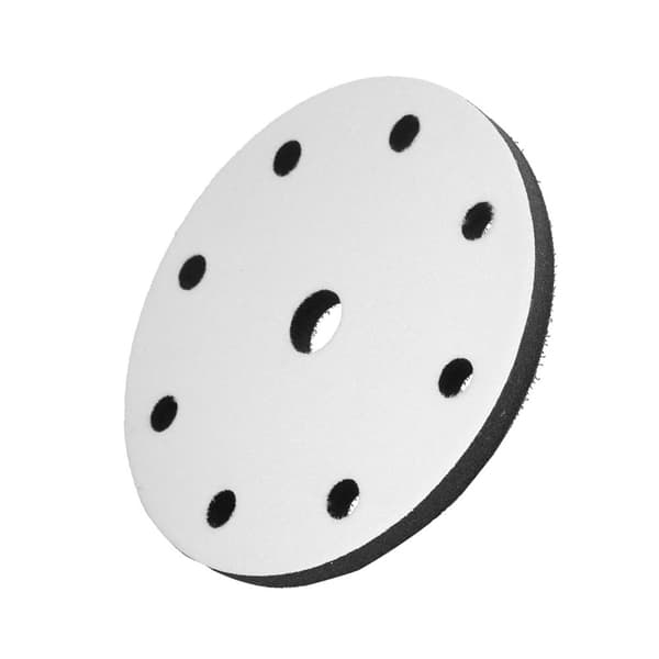 150 mm Diameter Mjuk Buffert Svamp Interface Dämpningsplatta för Slipplattor (9 hål)