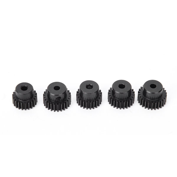 48P Pinion Gear Sæt 22T 23T 24T 25T 26T RC Bilreservedele Opgraderingstilbehør Sort