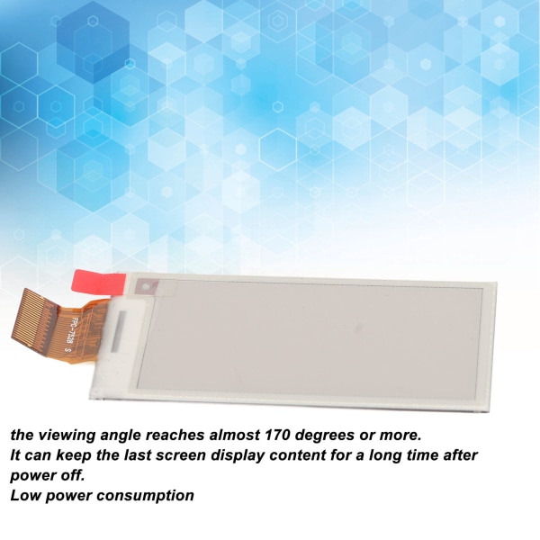 Blekkskjerm 2,13 tommer 250 x 122 3 farger 3 4-tråds SPI vidvinkel 15s Refresh E Papirskjerm for RasPi hovedkontrollpanel