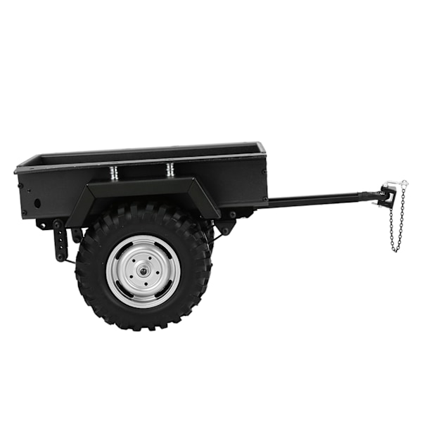 Aluminiumlegering Trailer Bil Hög Simulering RC Bilfordon Modell BarnleksakSvart