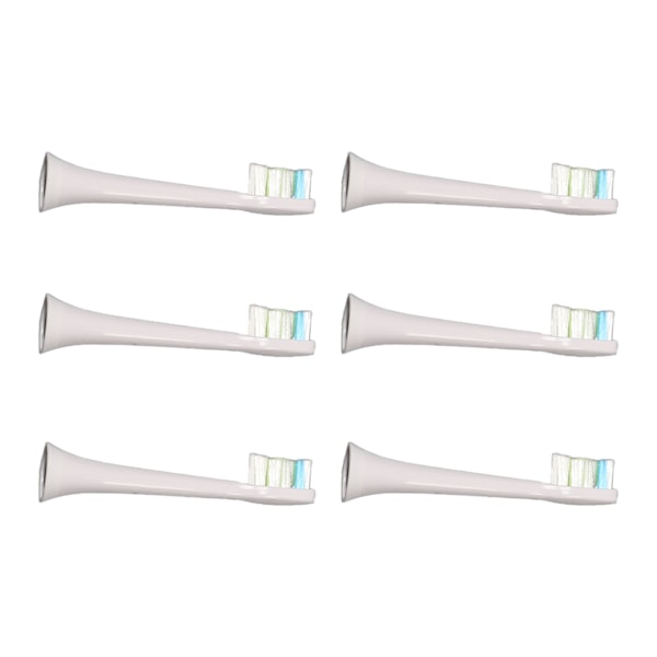 6 st tandborsthuvuden bekväma borst djuprengöring tandborste refill borsthuvuden för Hx6 Hx3 Hx8 Hx9
