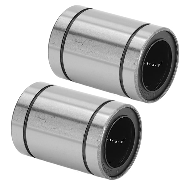 2 stk lineære sylindriske bevegelses kulelager LM30UU lager for 3D-skrivere CNC-maskiner
