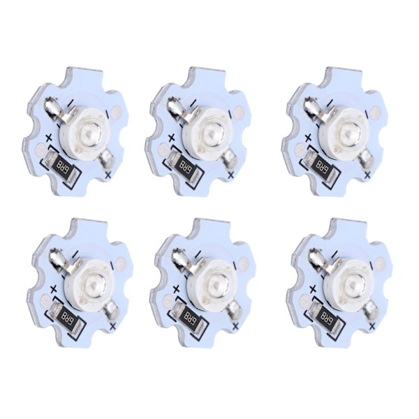 25 stk 5V LED-chips 200LM 1W High Power LED-lampeperler til gør-det-selv belysningsarmaturer Blåt lys 455‑460NM